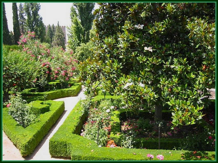 Grenade - Jardins dans l'Alhambra