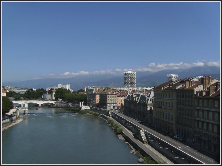 Grenoble - Au dessus du Drac