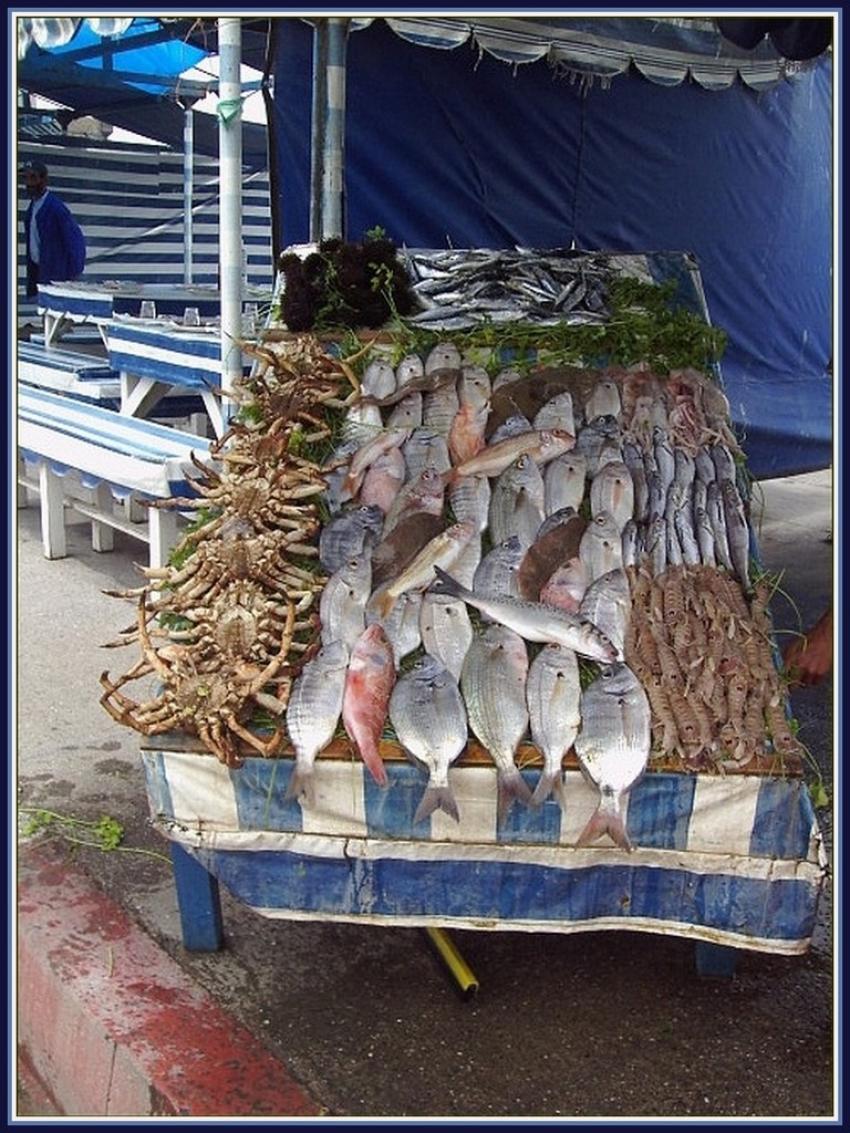 Etalage du poissonnier  Essaouira