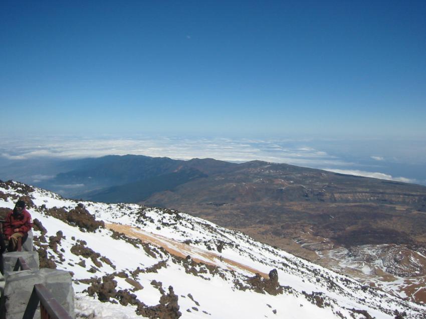 Vue depuis le sommet du Teide