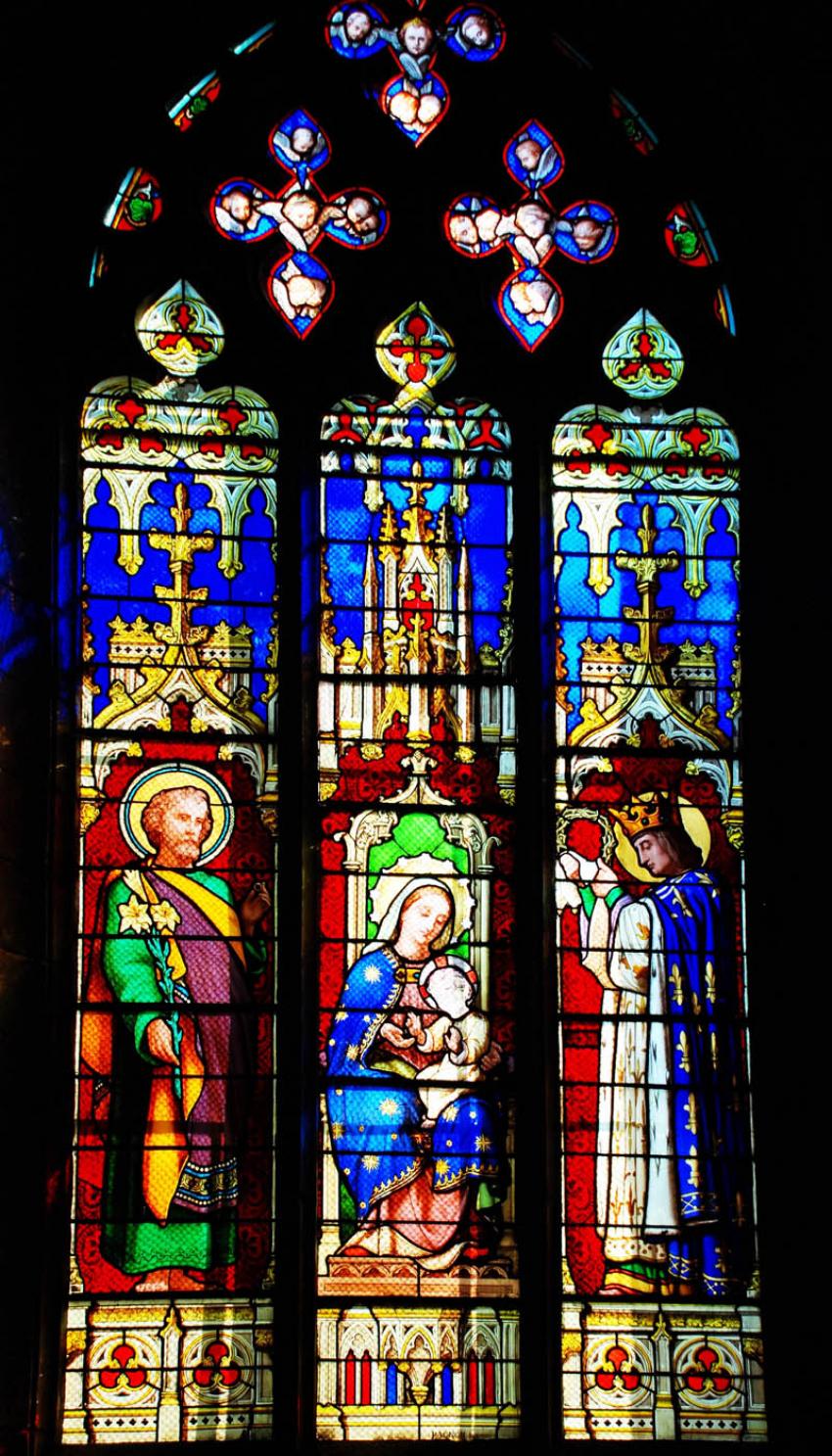 vitrail de Notre-Dame