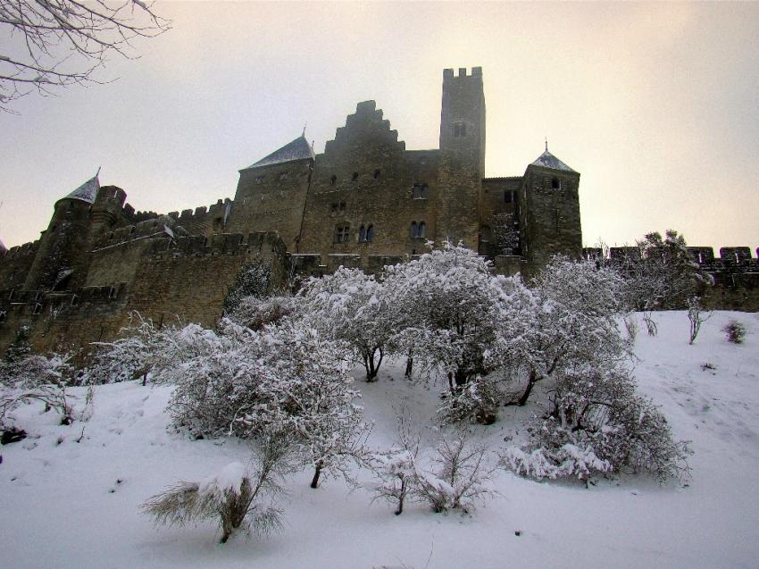 9 mars 2010 carcassonne se reveil sous la neige