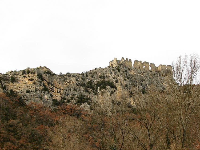 Les ruines du chateau de Soyans 
