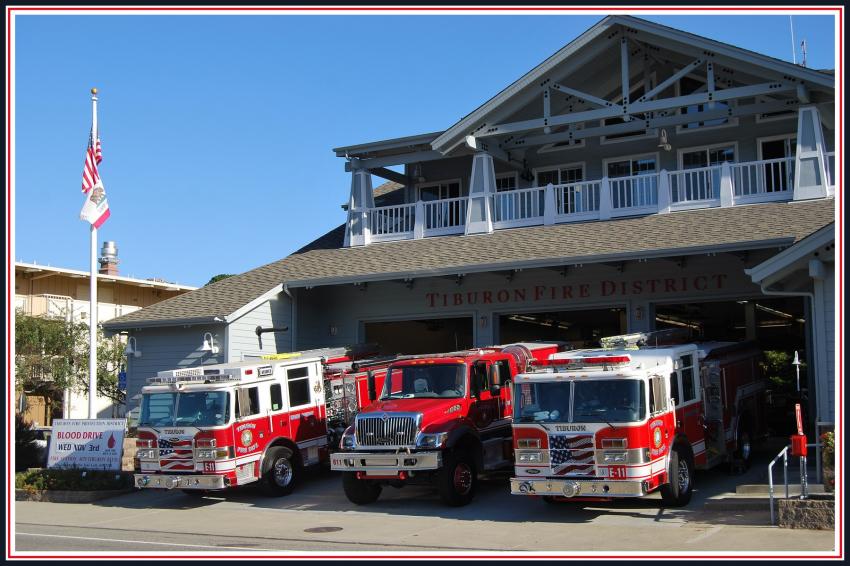 Tiburon (Californie) - Caserne des pompiers