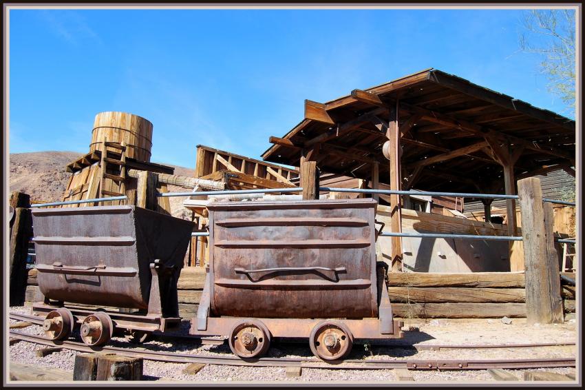 Calico - Californie - Wagonnets de la mine