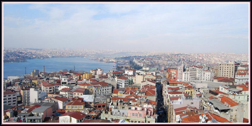 Istanbul - La Corne d'Or vue de la tour Galata