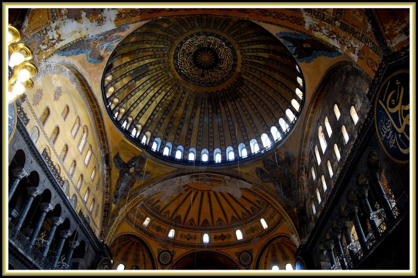 Istanbul - Intrieur de la Mosque Sainte-Sophie