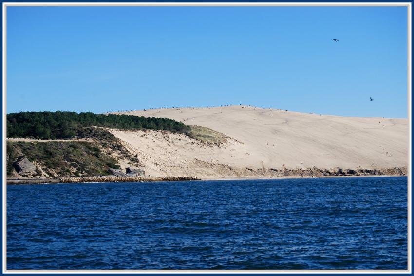 La dune du Pyla vue du Bassin