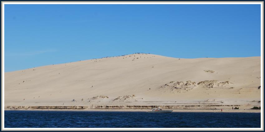 La dune du Pyla vue du bassin