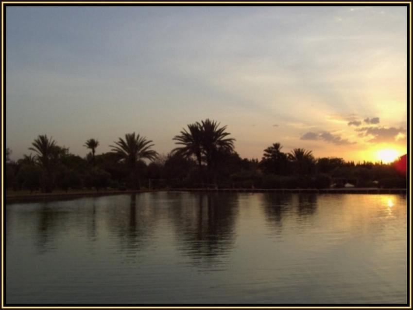 Coucher de soleil  Marrakech