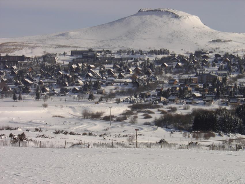 paysage sous la neige