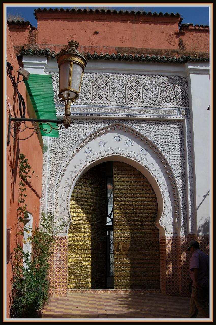 Marrakech - Porte d'une mosque