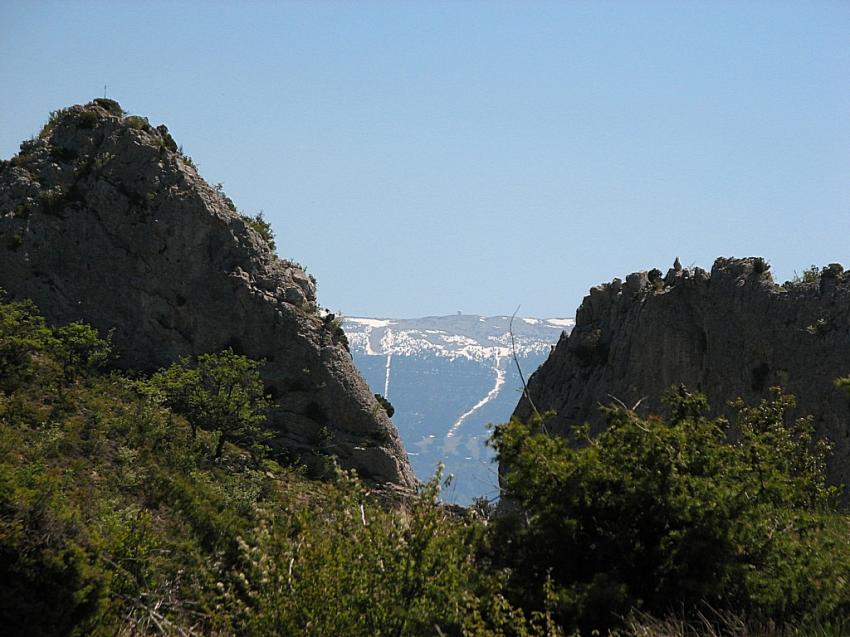 Du col de Milmandre le Ventoux