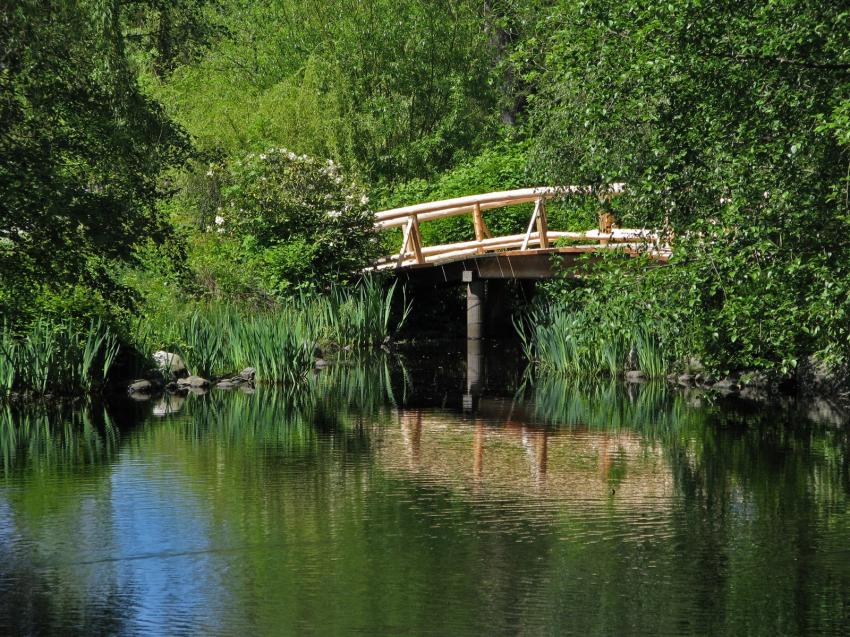 Le petit pont de Stanley Park Vancourer reconstrui