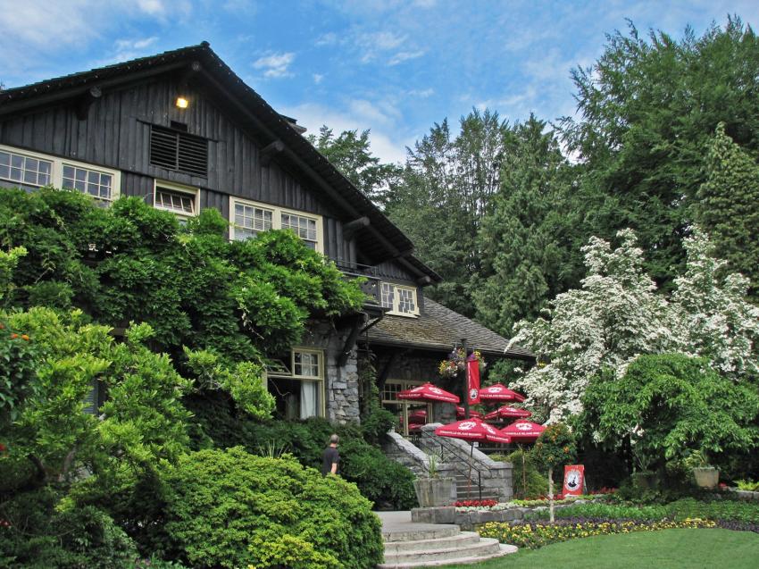 Pavillon dans le parc Stanley de Vancouver