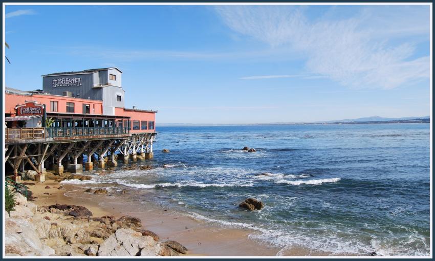 Plage et conserverie  Monterey