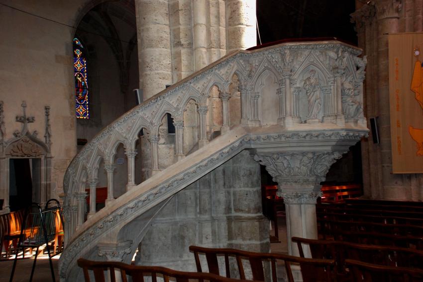 Chaire de la collegiale Notre Dame ; Montbrison ; 