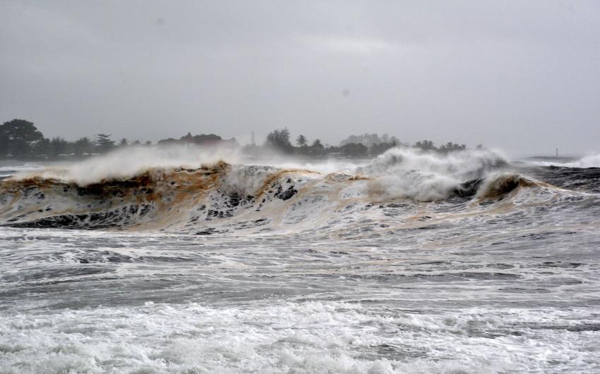 Vagues en furie