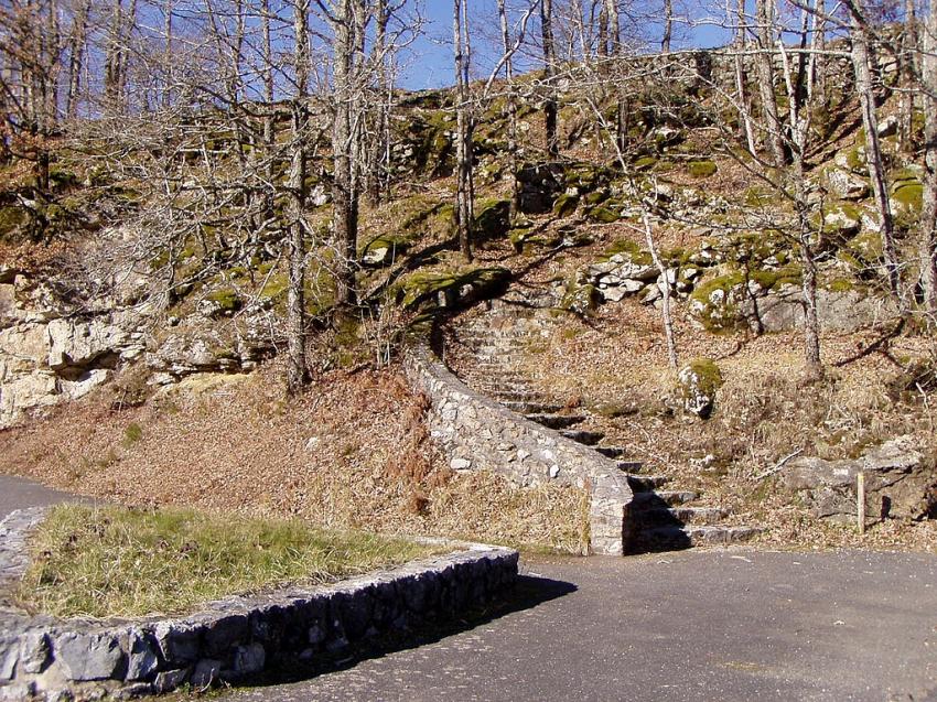 escaliers du lac de laouzas