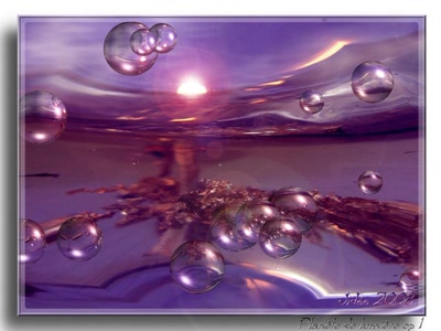 "Planète de lumière".