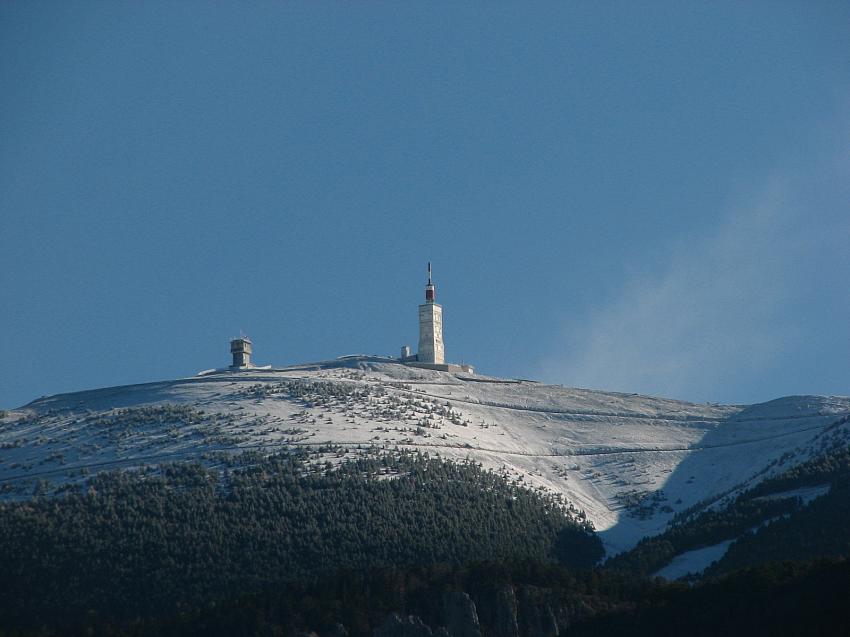 Premiére neige sur le Mt Ventoux
