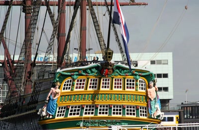 Amsterdam (138) Le vieux navire 