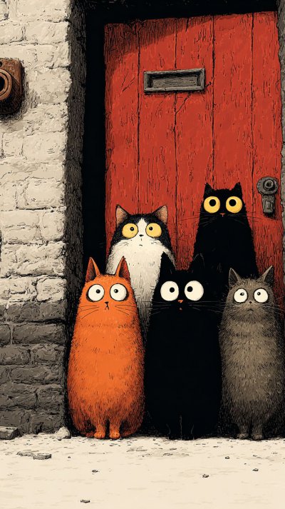 les chats mignons